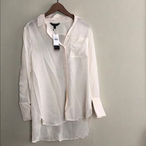 Banana Republic Washable Silk Blouse - Small